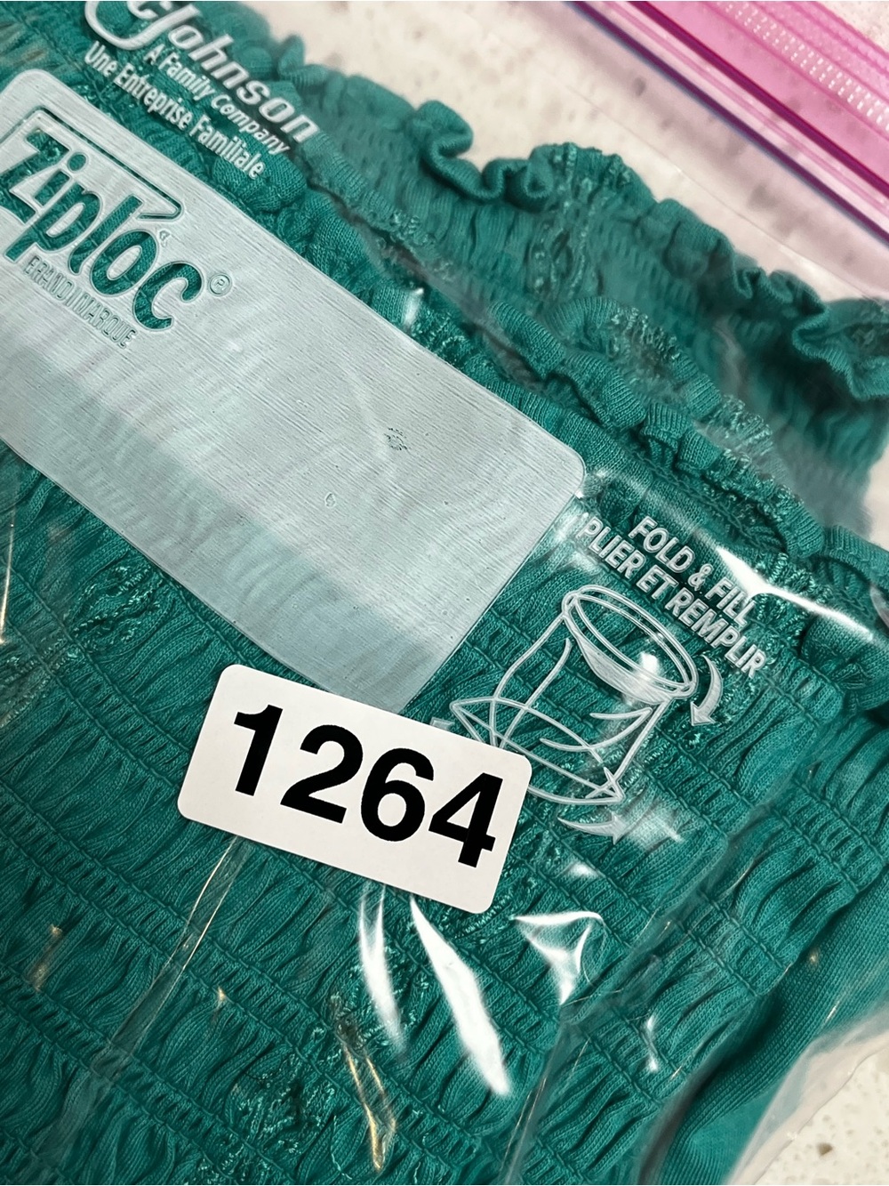 Lauren Ralph Lauren Teal Green Smocked Top - Picture 8 of 8